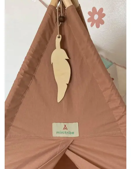Minitribe Tipi tent with quilted mat — Terracotta — photo 3