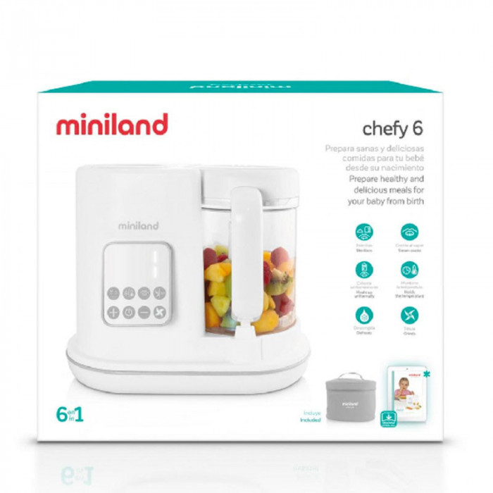 Miniland Robot cuiseur Chefy 6en1 Robot cuiseur - Miniland