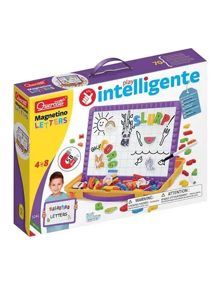 Quercetti Tableau 48 Lettres Magnetique 4-8ans Univers Enfant 