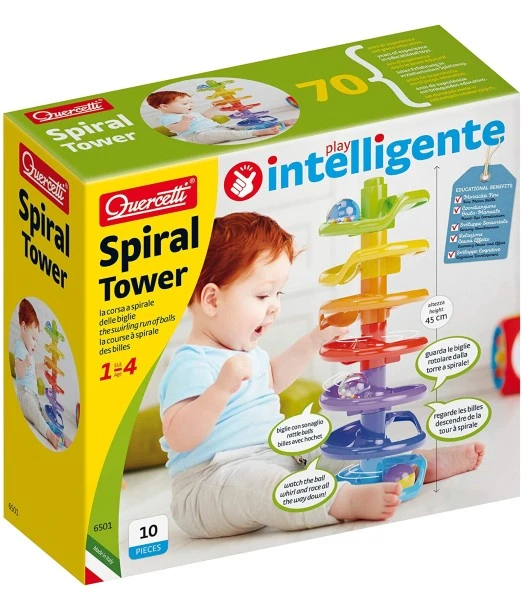 Quercetti Spiral Tower from 1 to 4 years