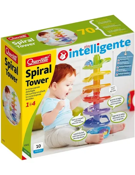 Quercetti Spiral Tower from 1 to 4 years