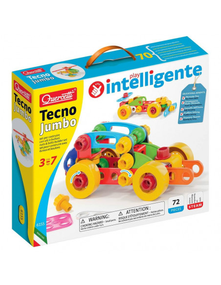 Quercetti Techno Jumbo 3-7ans Jeux éducatifs - Quercetti Maroc
