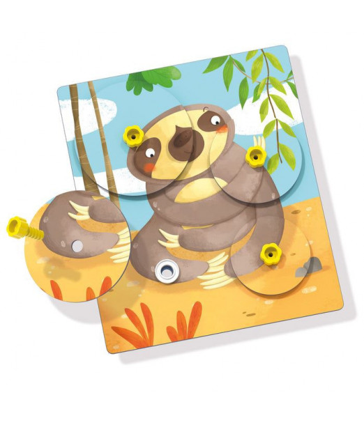 Quercetti Puzzle Giro Montessori 3-5ans Jeux éducatifs - 2
