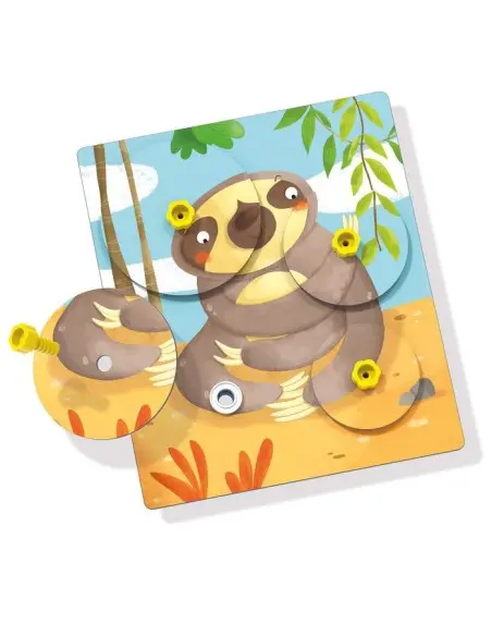 Quercetti Puzzle Giro Montessori 3-5ans Jeux éducatifs -