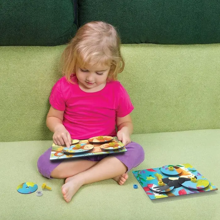 Quercetti Puzzle Giro Montessori 3-5ans Jeux éducatifs -