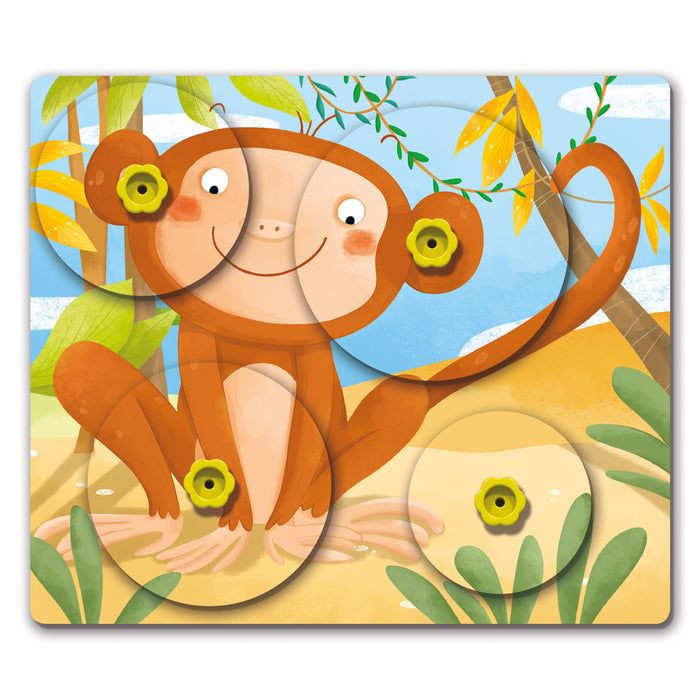 Quercetti Puzzle Giro Montessori 3-5ans Jeux éducatifs -