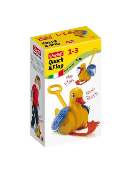 Quercetti push-along duck from 1 to 3 years
