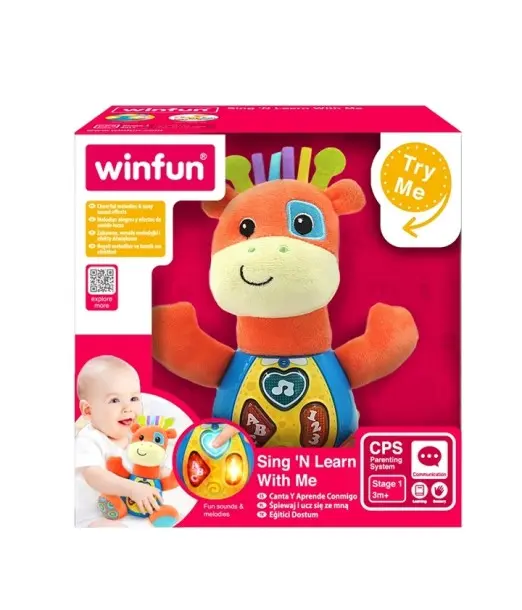 Winfun Hochet Giraffe 0mois+ Jeux d'éveil - winfun Maroc 2