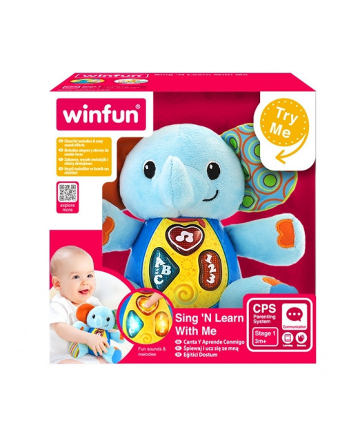 Winfun Hochet Eléphant 0mois+ Univers Bébé - winfun Maroc