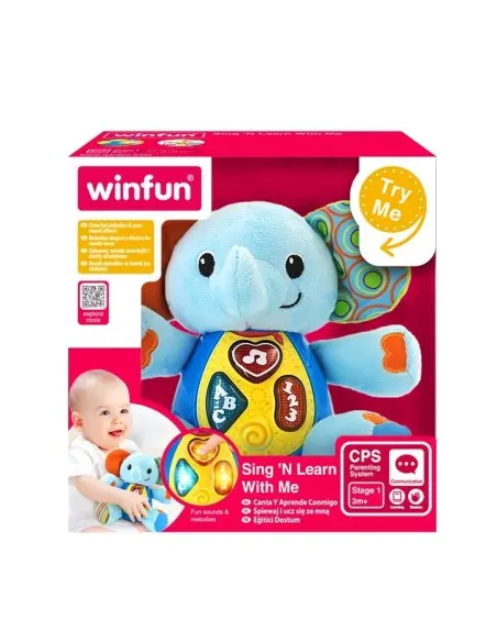 Winfun Hochet Eléphant 0mois+ Univers Bébé - winfun Maroc