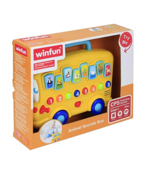 Winfun Bus des Animaux 6M+ Univers Bébé - winfun Maroc