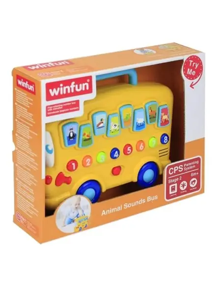 Winfun Bus des Animaux 6M+ Univers Bébé - winfun Maroc