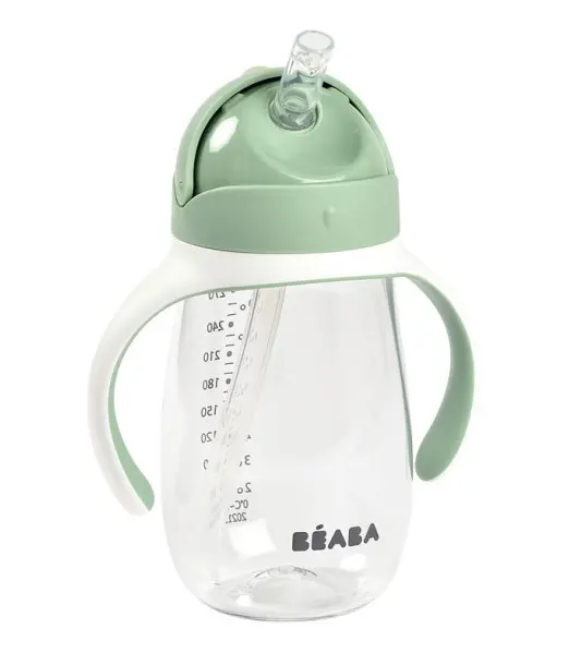 Tasse à paille Béaba 300ml Vert Vaisselle bébé - Beaba Maroc 2
