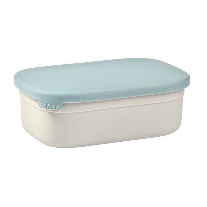 Béaba Lunch Box en Inox Compartimenté Bleu Vaisselle bébé -