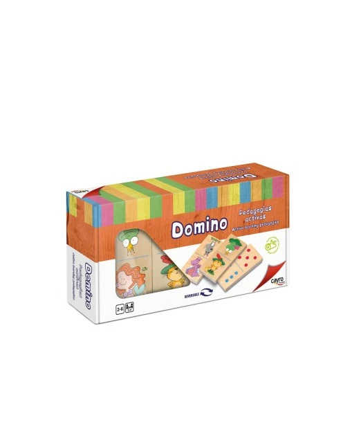 Cayro double-sided dominoes from 2 to 6 years