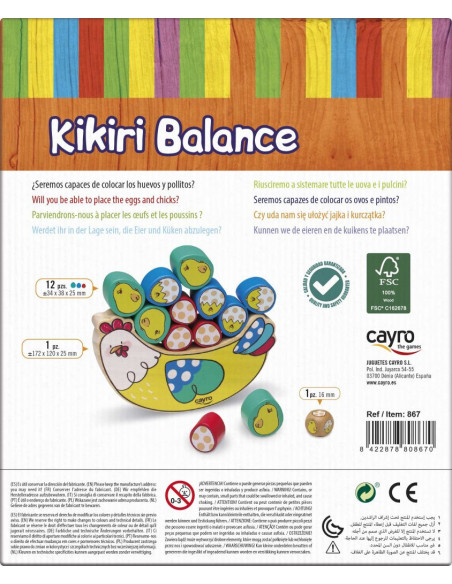 Cayro Jeu de Balance 5ans+ Jeux éducatifs - Cayro the games