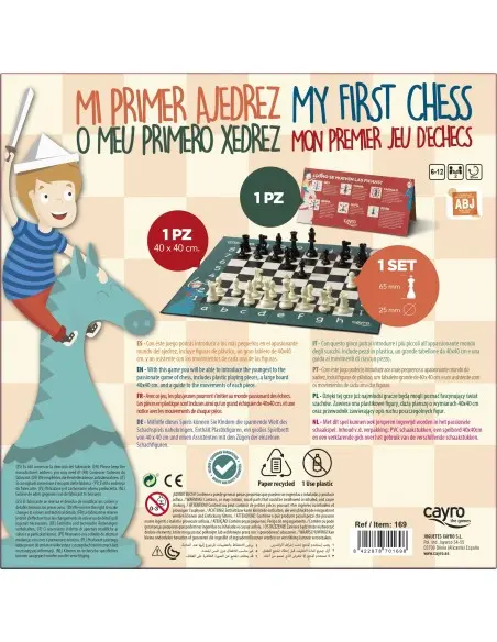 Cayro Mon Premier Jeu D'Echecs 6ans+ Univers Enfant - Cayro