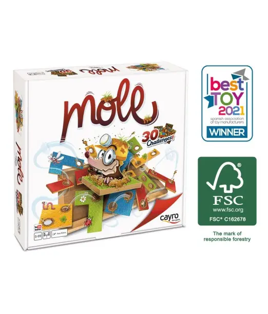 Cayro Mole Jeu D'encastrement 5 ans + Univers Enfant - Cayro