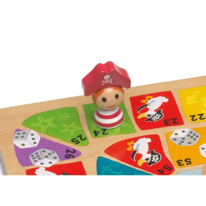 Cayro Jeu De Petit Chevaux Et de L'oie En Bois 5 ans + Univers