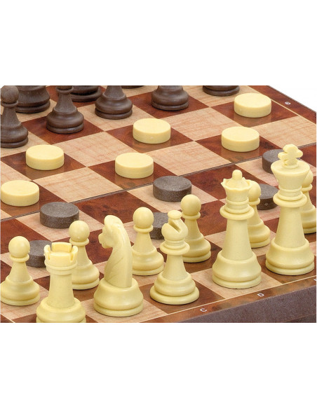 Cayro Jeu De Dames Et D'échecs Voyage 7 ans + Univers Enfant -