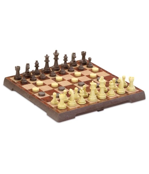 Cayro travel chess and draughts set from 7 years 2