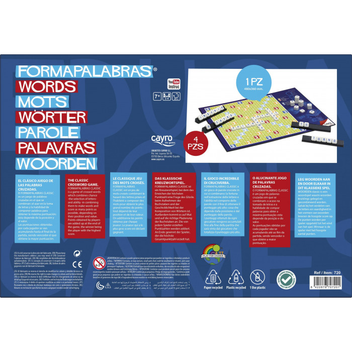 Cayro Jeu De Mots 7 ans + Univers Enfant - Cayro the games