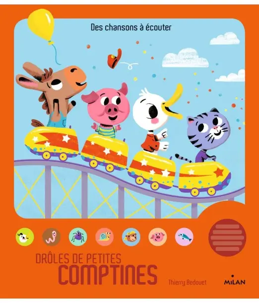 Des chansons à écouter Drôles de petites comptines 3 ans +