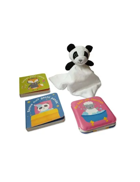 My bedtime box with 3 books and 1 Panda comforter from 3 years — photo 3