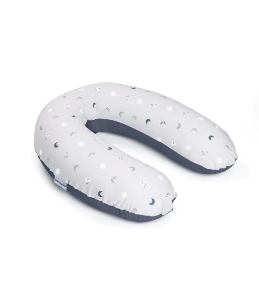 Doomoo pregnancy and breastfeeding cushion Buddy Grey Moon