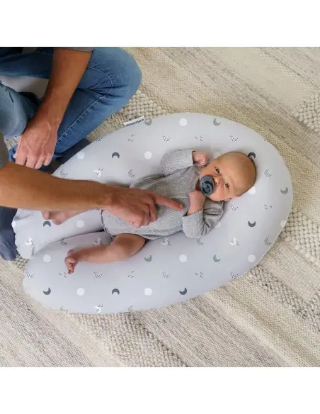 Coussin D'allaitement Doomoo Buddy Grey Moon Coussin