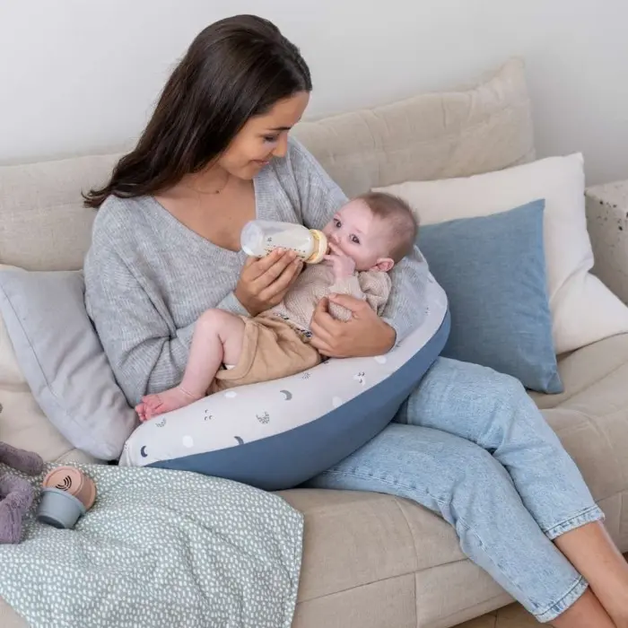 Coussin D'allaitement Doomoo Buddy Grey Moon Coussin