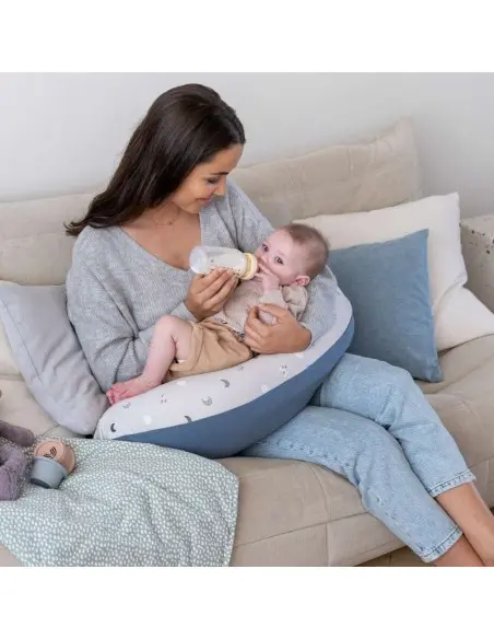 Coussin D'allaitement Doomoo Buddy Grey Moon Coussin