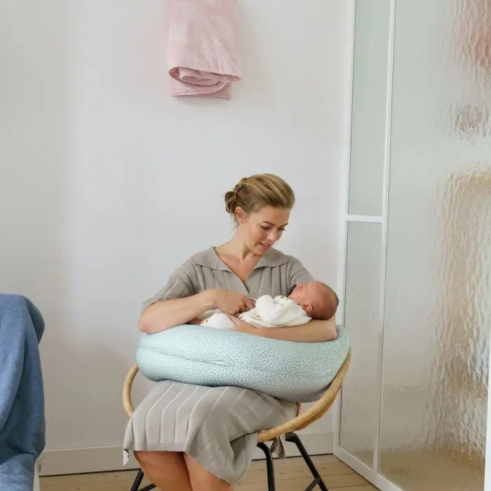 Coussin D'allaitement Doomoo Buddy Cloudy Kaki Coussin