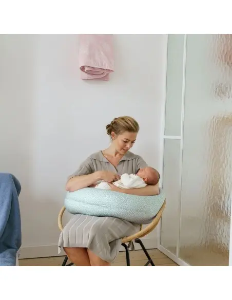 Coussin D'allaitement Doomoo Buddy Cloudy Kaki Coussin