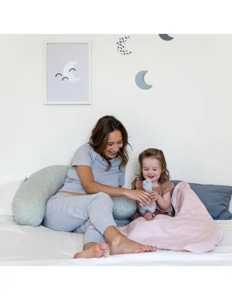 Doomoo pregnancy and breastfeeding pillow Buddy Cloudy Khaki — photo 3