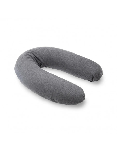 Doomoo Coussin de Grossesse et d'allaitement Buddy Gris Chiné dans Coussin d'allaitement chez Baby And Mom Maroc