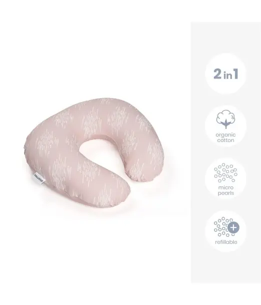 Doomoo Coussin D'allaitement Softy Misty Pink Coussin 2