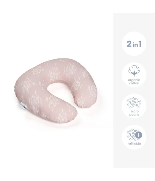 Doomoo breastfeeding cushion Softy Misty Pink 2