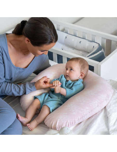 Doomoo Coussin D'allaitement Softy Misty Pink dans Coussin d'allaitement chez Baby And Mom Maroc