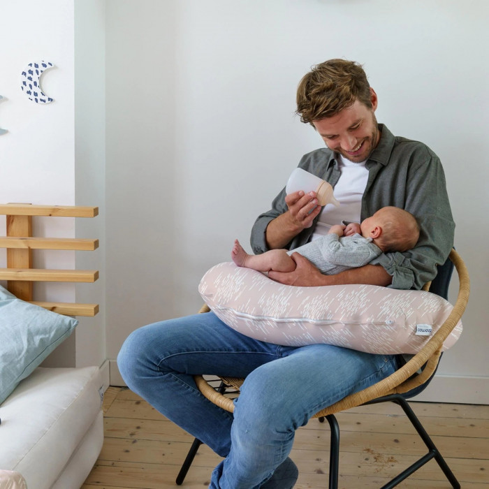 Doomoo Coussin D'allaitement Softy Misty Pink dans Coussin d'allaitement chez Baby And Mom Maroc