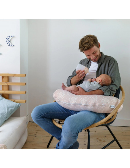 Doomoo Coussin D'allaitement Softy Misty Pink dans Coussin d'allaitement chez Baby And Mom Maroc