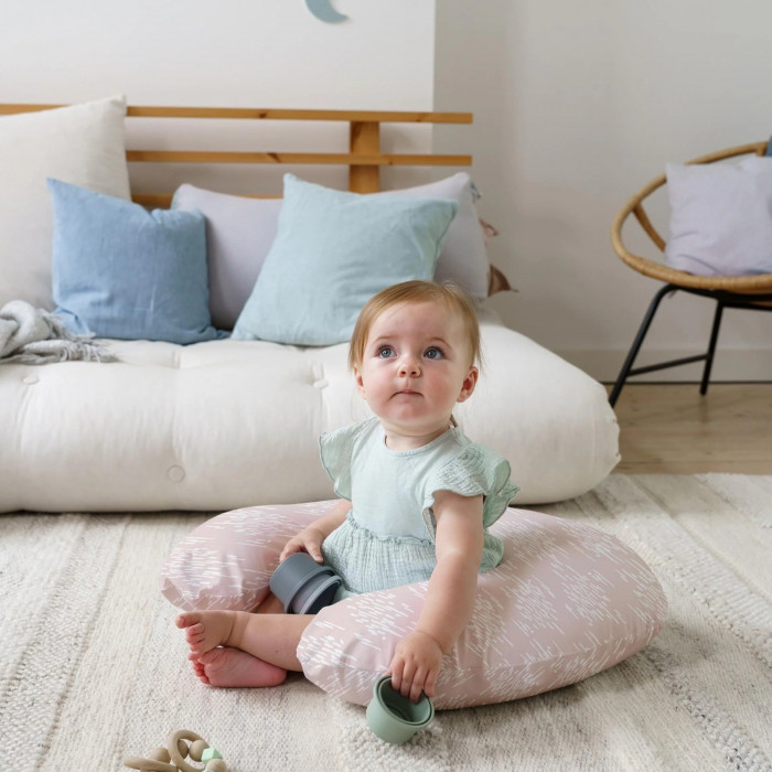 Doomoo Coussin D'allaitement Softy Misty Pink dans Coussin d'allaitement chez Baby And Mom Maroc