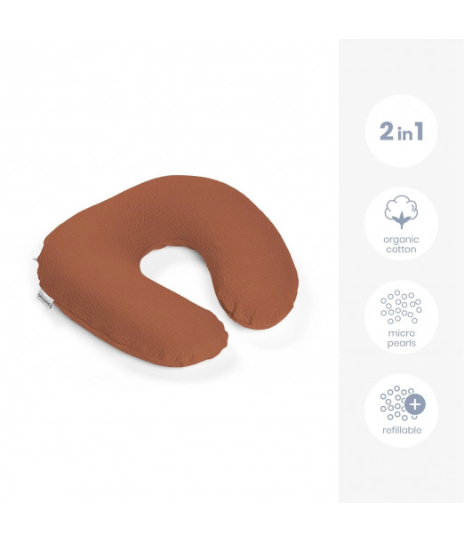 Coussin D'allaitement Doomoo Softy Jersey Terracota Coussin 2