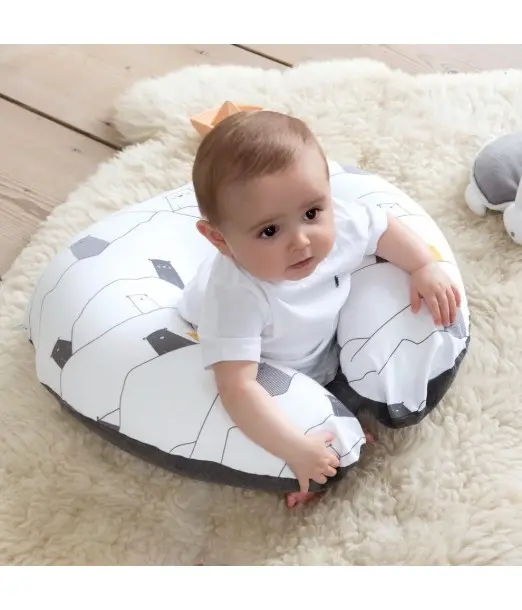 Coussin D'allaitement Doomoo Softy Bear Grey Coussin 2