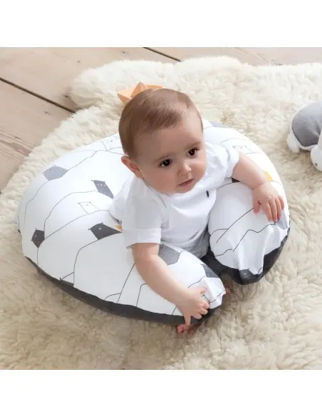 Coussin D'allaitement Doomoo Softy Bear Grey Coussin