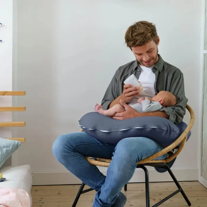 Coussin D'allaitement Doomoo Softy Jersey Blue Coussin