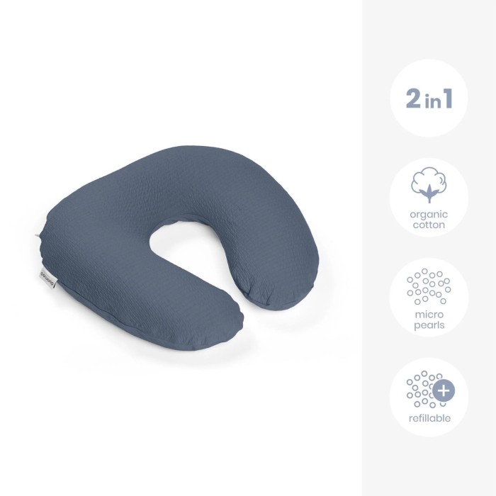 Coussin D'allaitement Doomoo Softy Jersey Blue Coussin