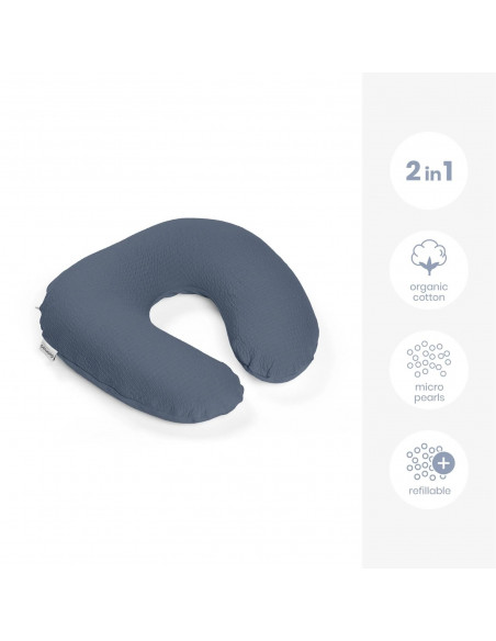Coussin D'allaitement Doomoo Softy Jersey Blue Coussin