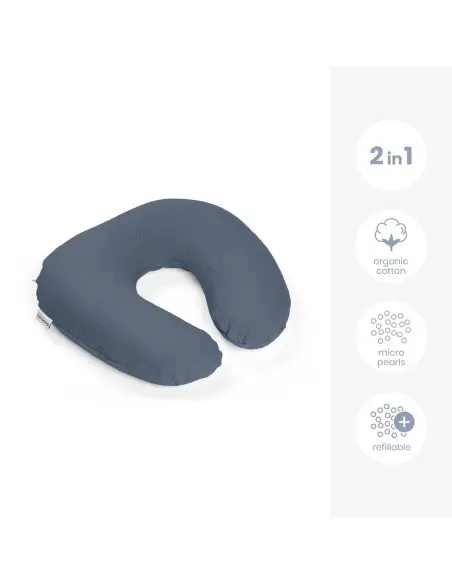 Doomoo breastfeeding cushion Softy Jersey Blue — photo 4