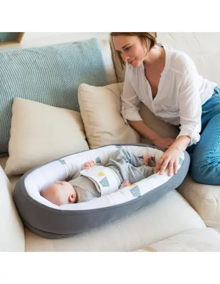 Doomoo Cocoon Bear anthracite crib reducer — photo 2